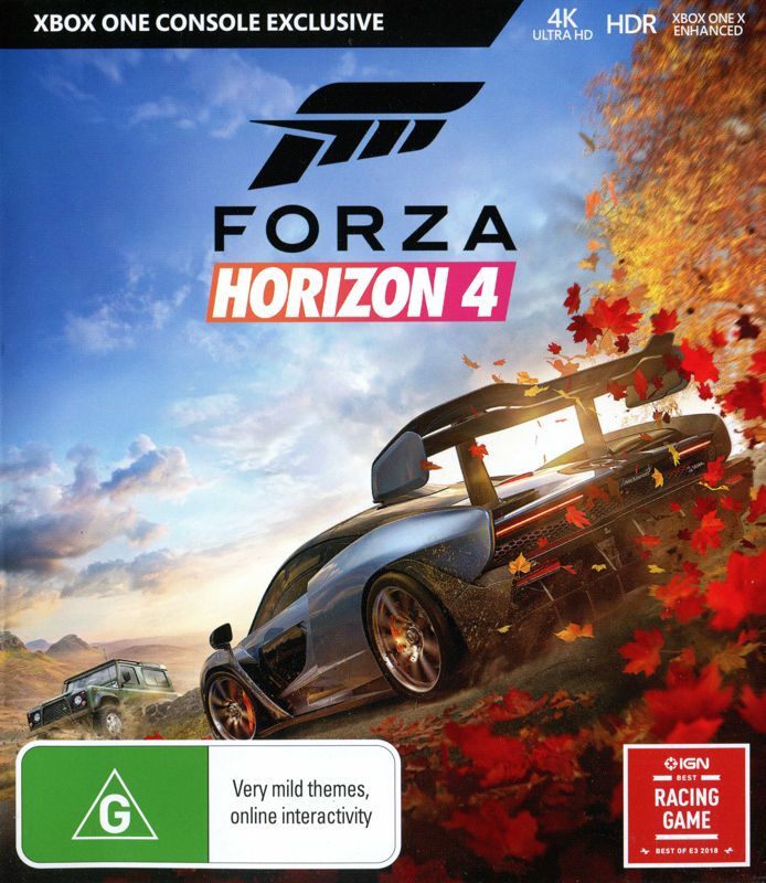 Forza Horizon 4 [Ultimate Edition] box art for Xbox One